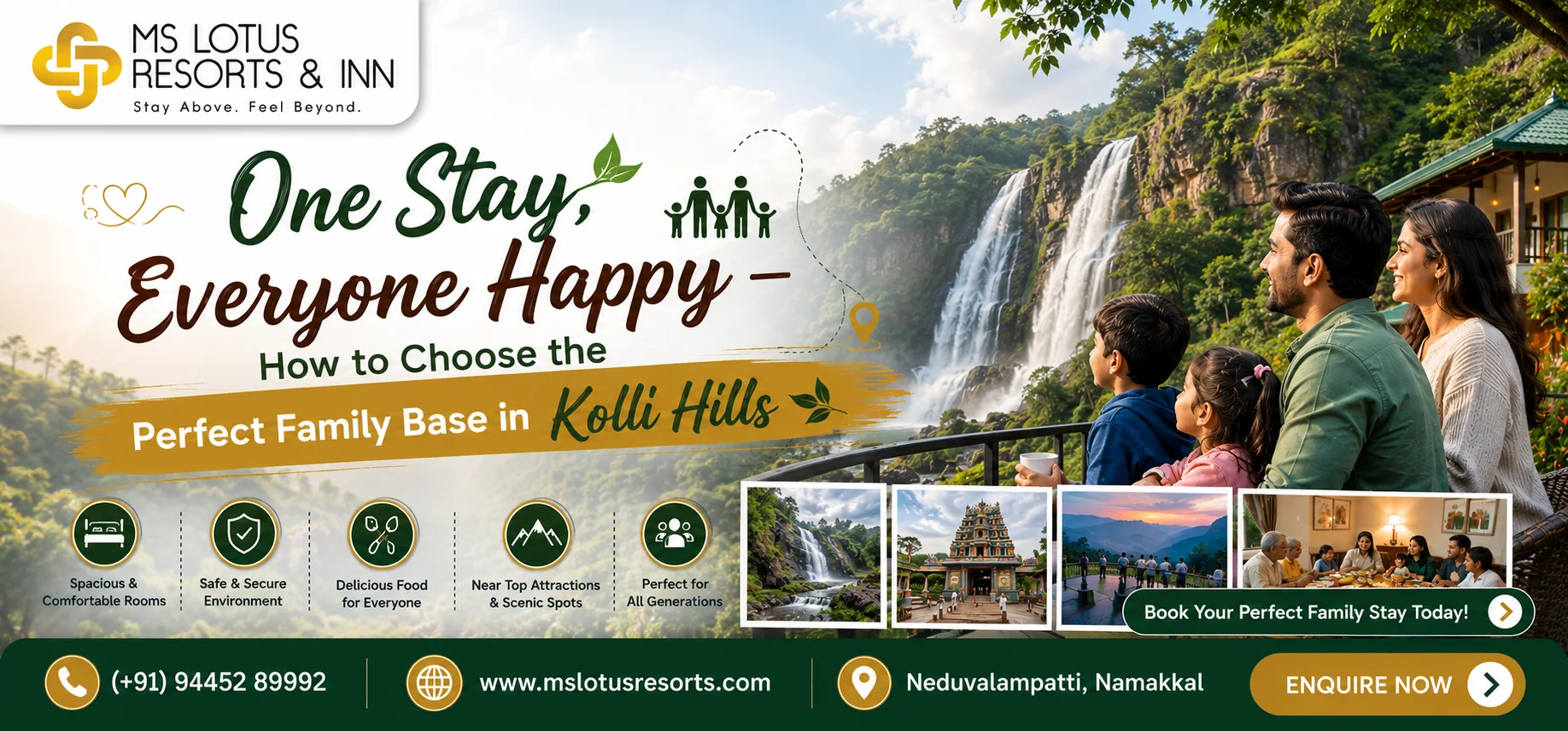 Travelling to Kolli Hills With Family? Here's the Perfect Way to Stay
